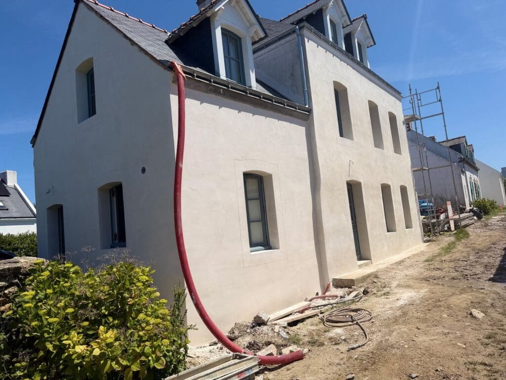 Rénovation enduits chaux